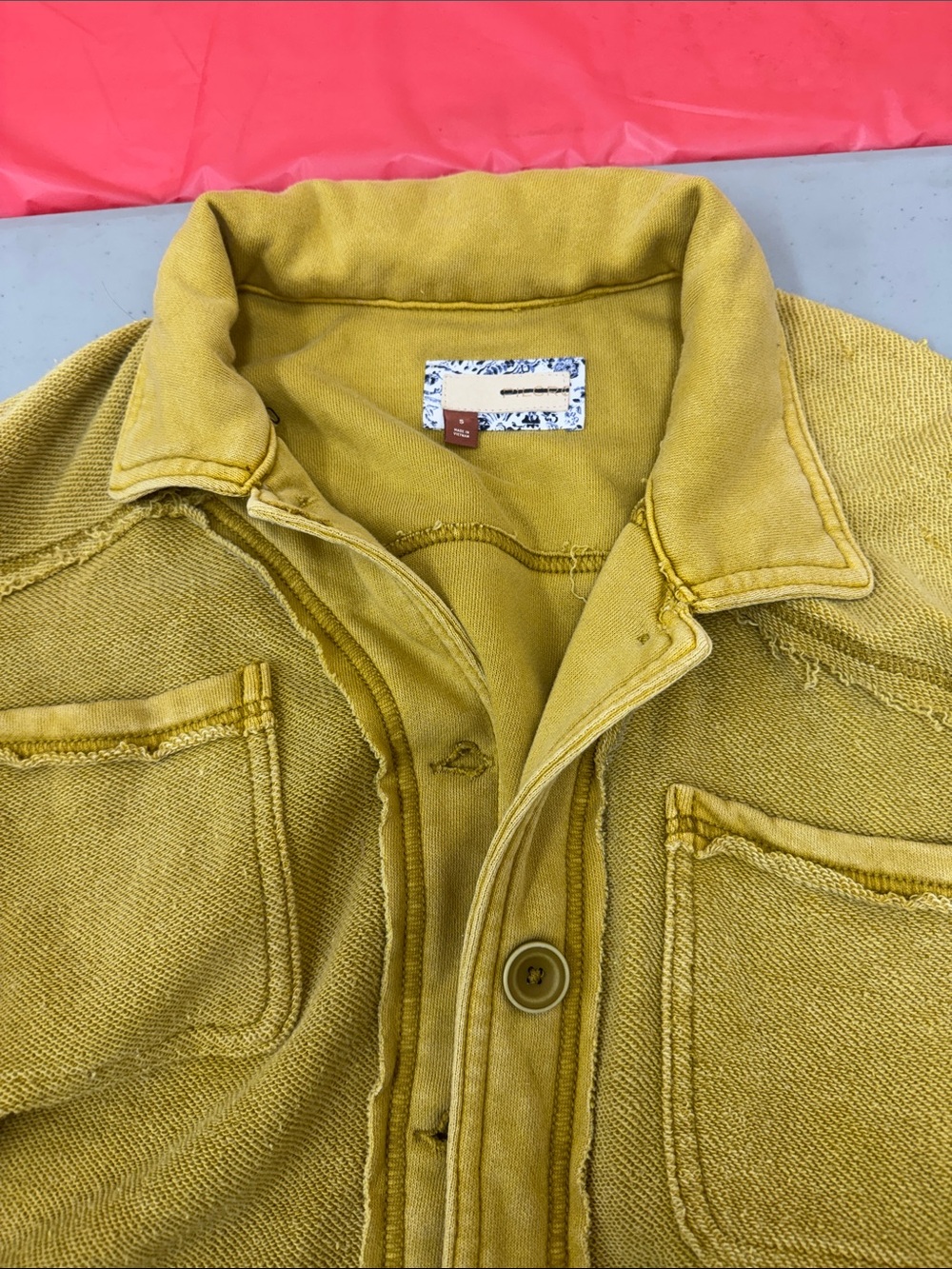 Pilcro Yellow Utility Jacket - Picture 7 of 9